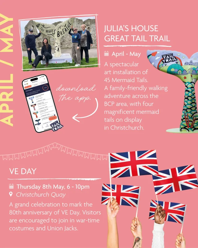 Your ultimate summer starts now! Here's what’s on in Christchurch from April to August 🗓️

Summer in Christchurch is shaping up to be one to remember! ☀️

From Julia’s House Tail Trail to VE Day celebrations, Food Fest Local, and Proms in the Bandstand, there’s something for everyone 🙌

Don’t miss the epic Xchurch Music Festival, feel the rhythm at Stompin’ on the Quomps, enjoy the fun of the Christchurch Carnival, and soak in the tradition of the River Pageant!

📌 Save this post for your summer plans!
Tell us in the comments — What event are you most excited for this season? 💬